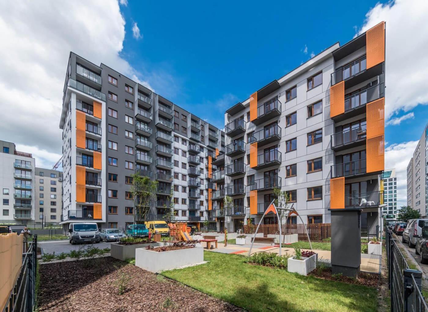Modern Apartment Near To The Chopin'S Airport Cybernetyki 2A Warschau Exterior foto